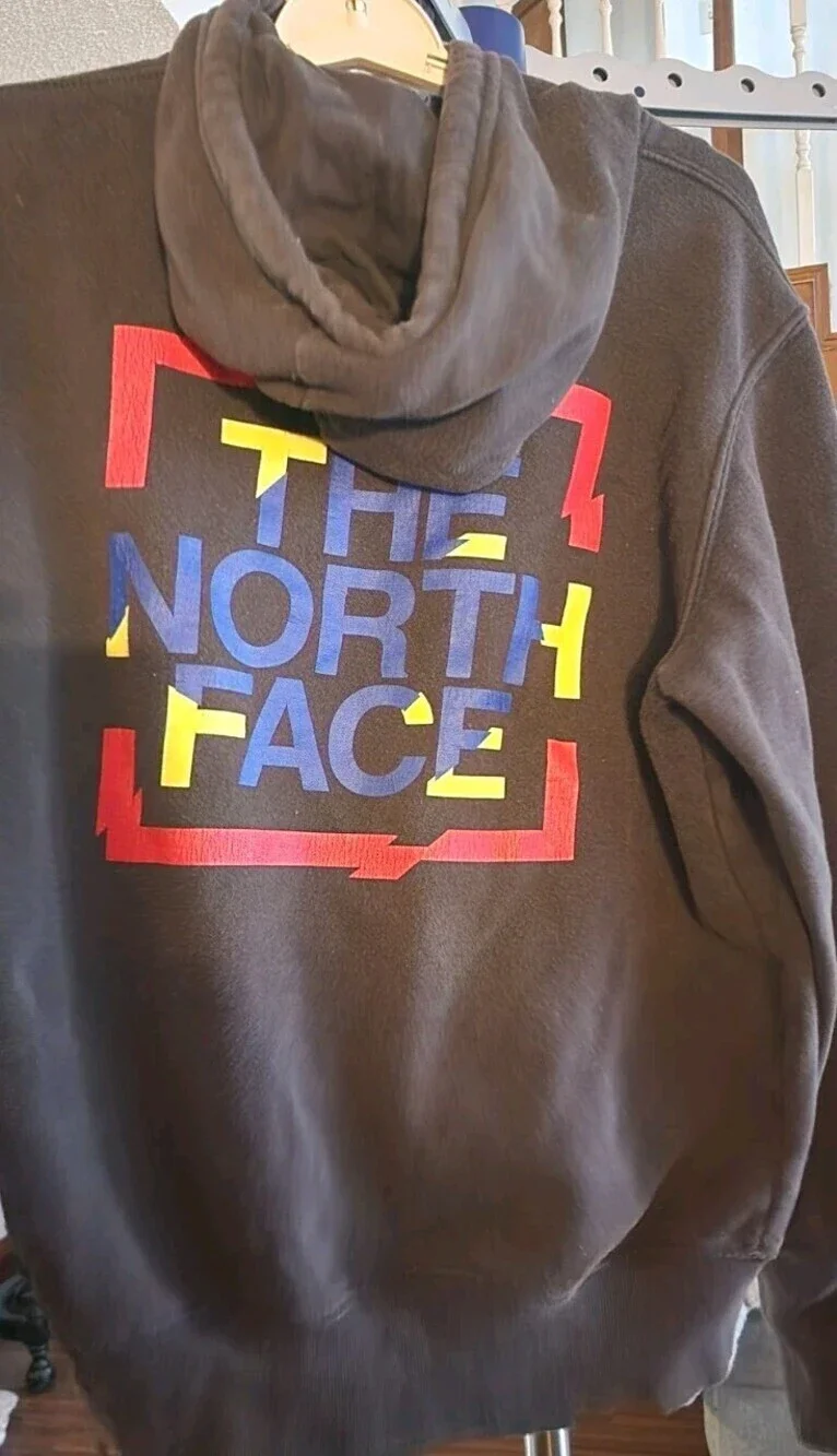 THE‎ NORTH FACE Rainbow Pride Hoodie Men’s Large Black Nice A400 Excellent